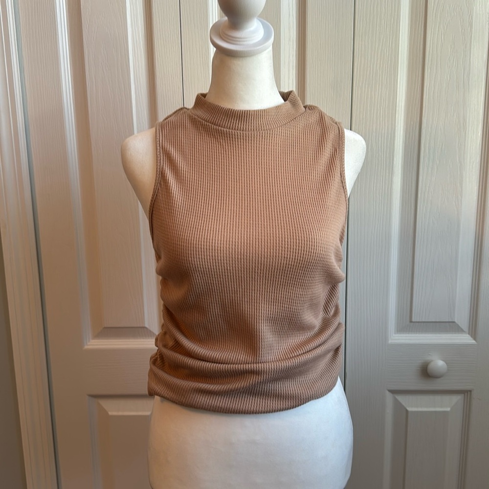 SHEIN mock turtleneck tank